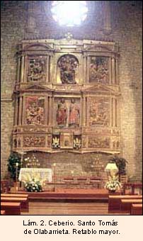 Ceberio. Santo Toms de Olabarrieta. Retablo mayor.