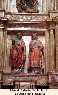 Ceberio. Santo Toms de Olabarrieta. Titulares.
