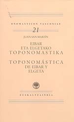 Eibar eta Elgetako toponomastika