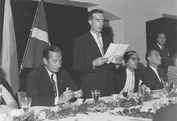 1960. Argentinako lehendakariaren bisita Caracasko Etxean.