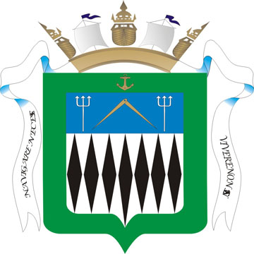 Blasón del Oyarvide: Dpto. de Relaciones Publicas de la Armada.