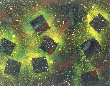 "Cosmos". Olio/tela 300 X 500 zm. 2002