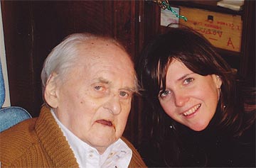 Julian Sagasta, bere iloba Amaiarekin, haren heriotza baino bi egun