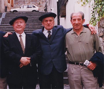 Julian Sagasta, David Arzamendi eta Santi Etxebarria "Zurdo de