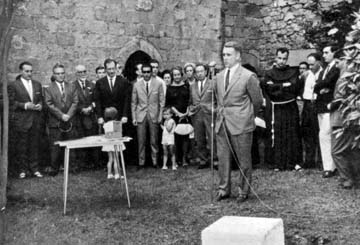 Homenaje a José María de Aguirre, Lizardi, en el verano de 1966