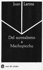 Portada del libro de Juan Larrea