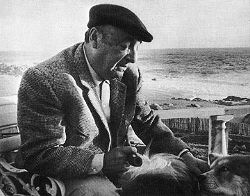 Pablo Neruda en Isla Negra