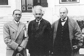 Con Ramón Pérez de Ayala y Abraham Yahuda