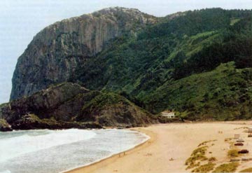 Playa de Laga, en Ibarrangelu (Bizkaia)