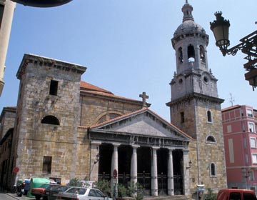Iglesia de Santa María en Bermeo (Bizkaia).