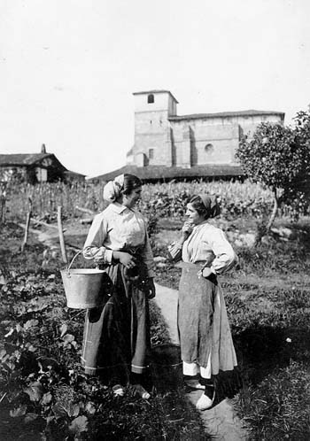Mujeres campesinas de Larrabetzu