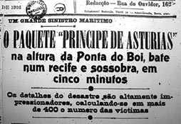 Naufragio del Principe de Asturias