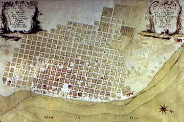 Plano de la Ciudad de Buenos Aires de fines del Siglo XVIII