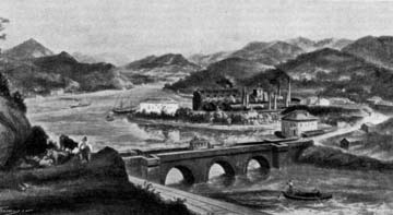 Fábrica de hierro de Barakaldo (Bizkaia) en 1864