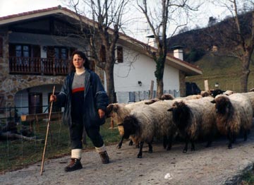 Pastora de la familia de Aguirre Etxenike