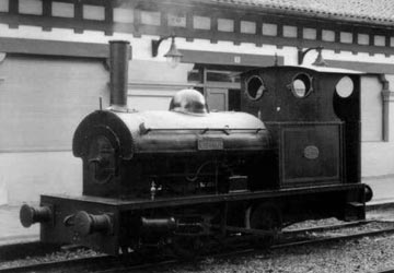 La locomotora de vapor Espinal