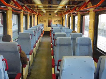 Interior unidad serie 3.500, Euskotren