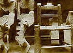 Yugos y silla. Bilbao. Museo de arqueolog&iacute;a y etnograf&iacute;a