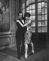 Casimiro Ain junto a Edith Peggy