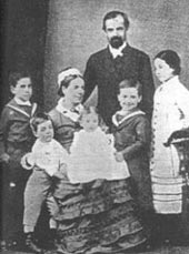 El Reverendo Thomas Bridges y su familia