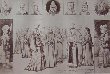Tocados antiguos de mujeres euskaras
