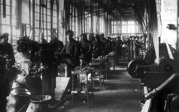 Interior de las naves de alfa
