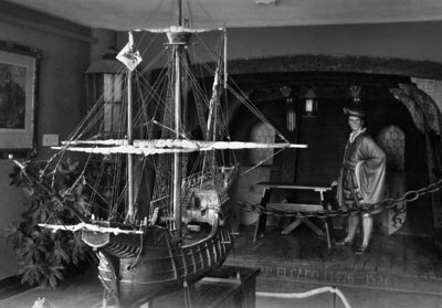 “Victoria” itsasontzia Aquariumeko itsas historiako solairuan