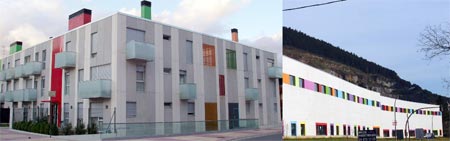 Casas en Noain-Pamplona y pabellones industriales en Bizkaia