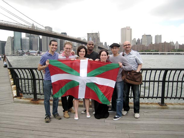 Members and friends of the Euzko-Etxea of New York