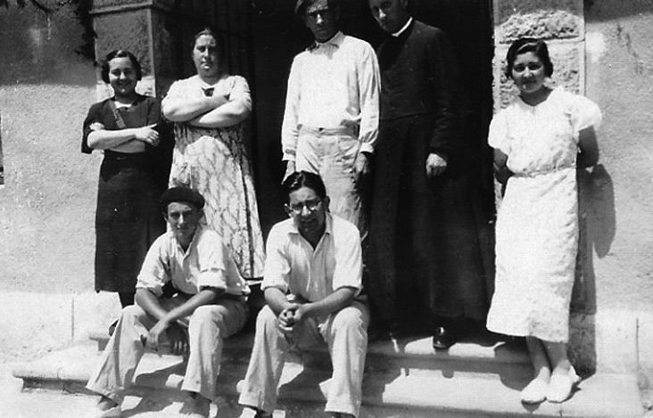 Familia con la que se alojó Jon en Bolibar